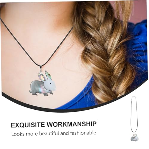 Collier de lapin exquise chaîne de cou pour illuminer vos tenues de soirée - 3