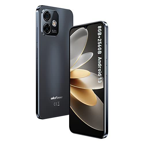Ulefone Note 16 Pro Téléphone Portable 16Go+256Go/TF-256Go, Caméra 50MP, Écran 6.52" HD+, Octa-Core, Android 13 Smartphone Pas Cher Dual SIM 4G, Face ID/NFC/Fingerprint/GPS/OTG/2Ans Garantie