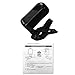 MIBOW Guitar Clip Tuner, 360-Degree Rotating Electronic Digital Tuner For Acoustic And Electric Guitars, Bass, Violin Mandolin, Banjo, High-Precision Calibration