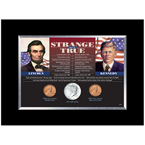 American Coin Treasures Strange But True Framed Coin Collection - Wheat & Rare Variety - Includes Certificate of Authenticity