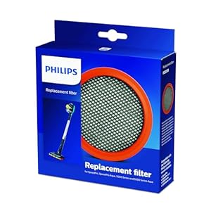 Philips Domestic Appliances FC8009/01 Original Replacement Filter for Philips SpeedPro Aqua Vacuum Cleaner, Plastic, Black