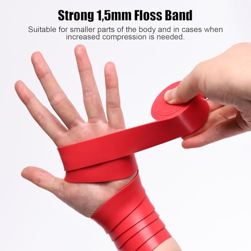 Image of POWER GUIDANCE Muscle Floss Bands - Compression Bands - Mobility & Recovery Bands - for Improving Movement, Increasing Circulation & Reducing Soreness
