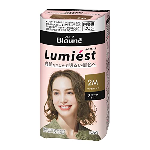 Kao Blaune Lumiest Hair Color Gray Hair Dye 2M Matt Olive