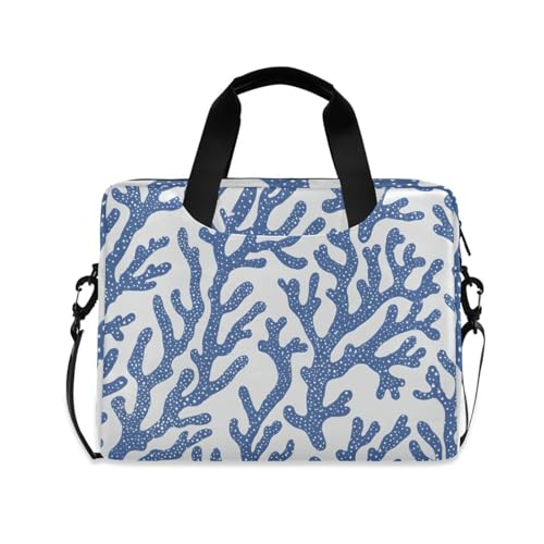 Bolso maletín para laptop azul coral 13-15.6 pulgadas miniatura 1
