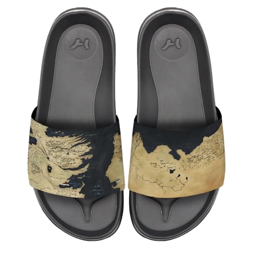 Popfunk Game of Thrones Westeros Map Unisex Adult Slides Sandals Officially Licensed Hypd Slydr Switch™