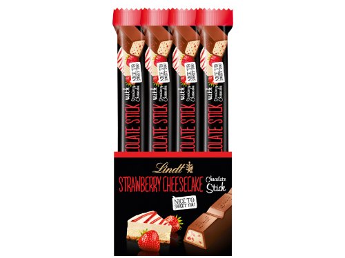 Lindt Hello Strawberry Cheesecake Chocolate Stick 39g (12-pack)