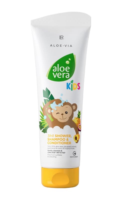 LR Aloe Vera dziecięcy letni zestaw do pielęgnacji ciała, balsam do ciała i krem przeciwsłoneczny (duży)