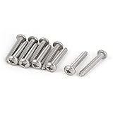 Taille du Soigneusement sélectionnés filetage: M5.5 x 40mm époustouflant / 0.22' 'x redoutable 1.6' '(D * L); Taille du tournevis: 6.4mm / 0.25' '; Taille de la tête: 11 x 4mm / 0.43' 'x 0.16' '(D * T)