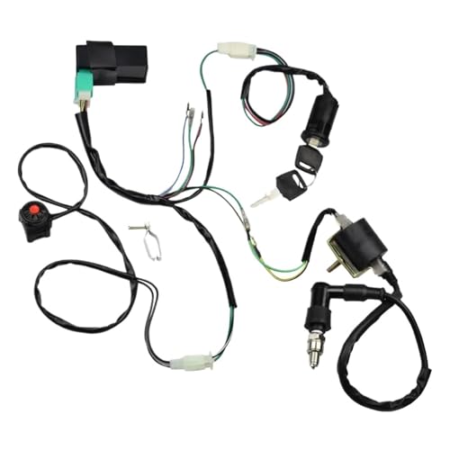 Faisceau de câbles bobine d'allumage CDI box spark pour moto dirt bike 110cc 125cc horizontal