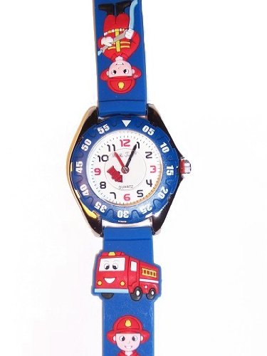 alles-meine.de GmbH Kinderuhr Uhr Kinder Armbanduhr Feuerwehr Auto blau Jungen Kinderland alles-meine.de GmbH Kinderuhr Uhr Kinder Armbanduhr Feuerwehr Auto blau Jungen Kinderland