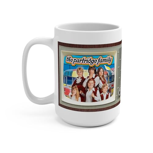 THE PARTRIDGE FAMILY Tv Show Tv Retro Design Ceramic Mug 15oz Extra Large