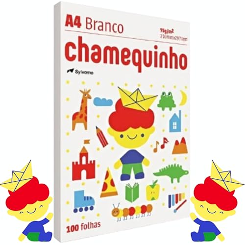 Lápis de Cor Faber Castel, Papel A4, Chamequinho, Material Escolar, Kit Completo, Apontador, Lápis d