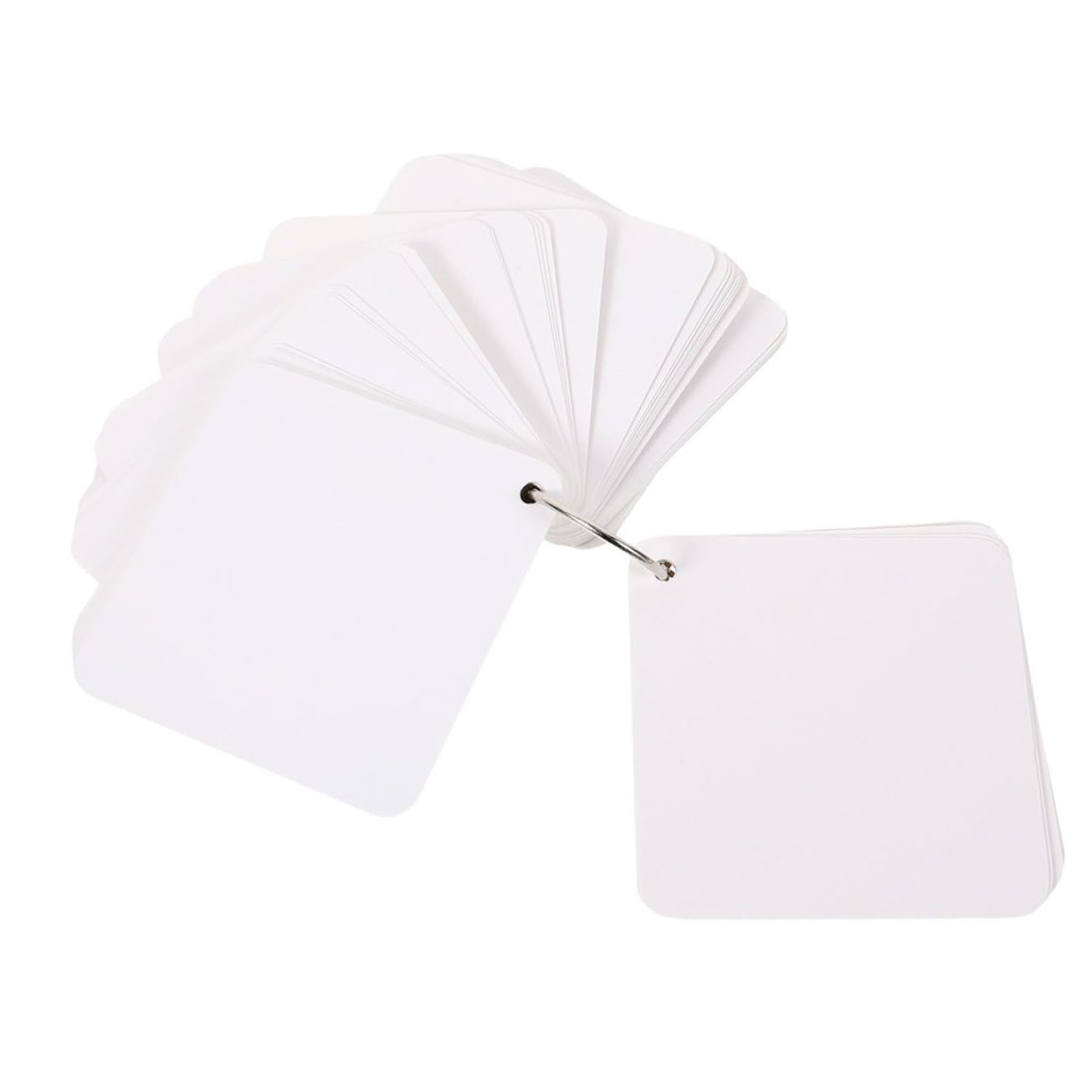 Leere Notizkarten 300 Blatt Papier mit 6 Ringen zum Schreiben