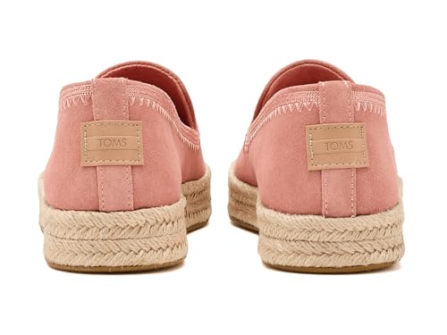 Image of TOMS Women's Carolina Slip-on Espadrille, Leather Upper