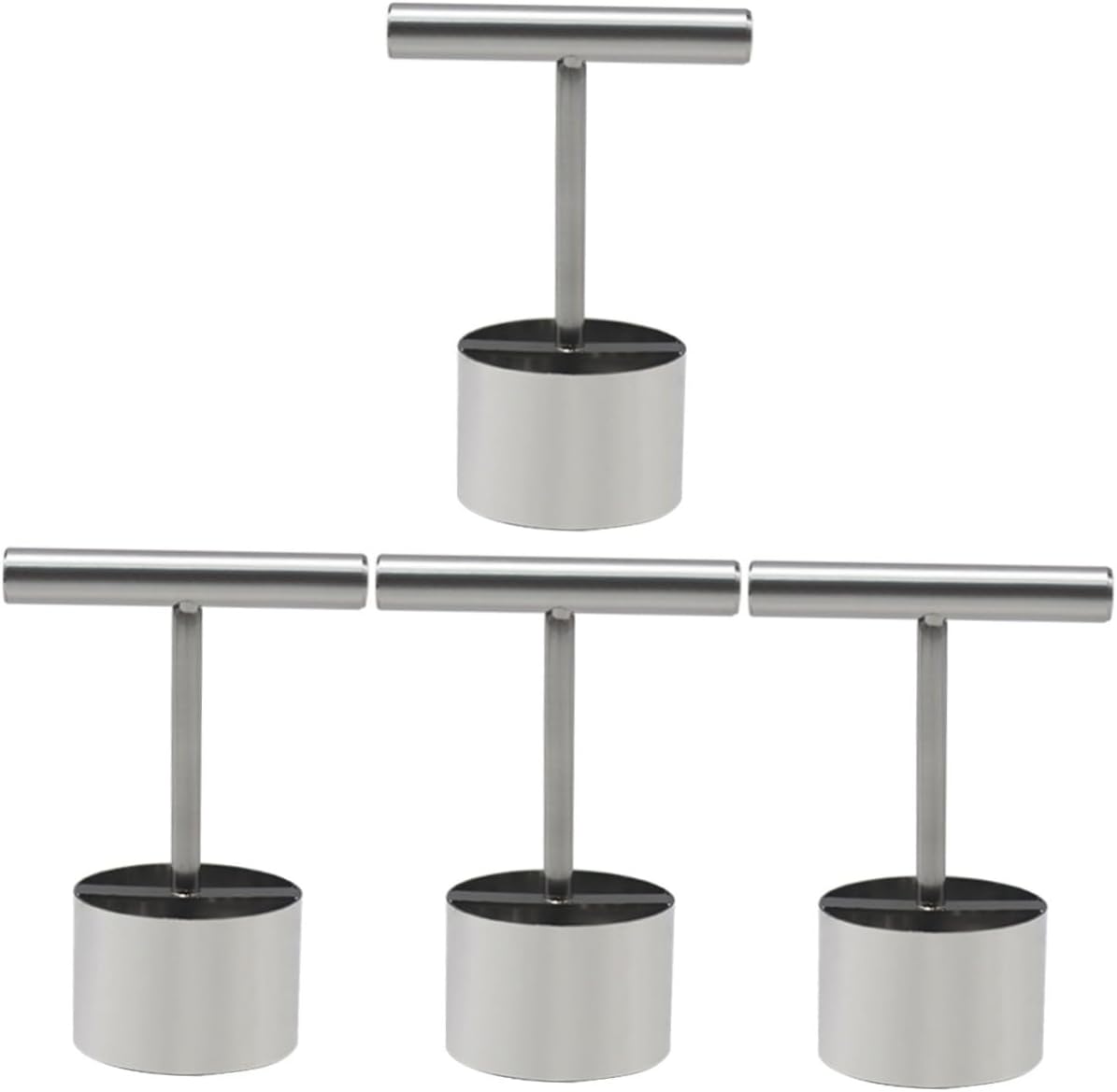 SECFOU 4pcs Stainless Steel Fruit Corer Tool Non- Grip Pear and Core for Easy Use for Kitchen Seniors and Baking Dishwasher Safe for Simple Cleaning