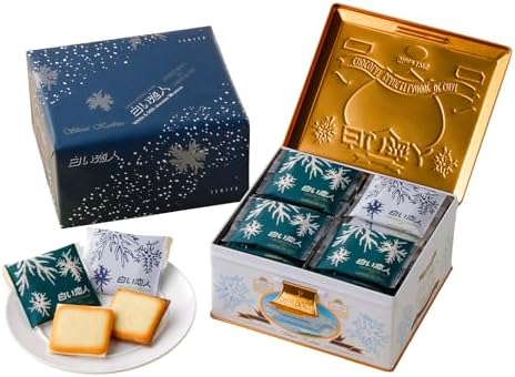 Shiroi Koibito Chocolat Blanc Langue de Chat 36 Pieces/Box (Mix White and Black Chocolate) - Very Popular Souvenir Sweet from Hokkaido