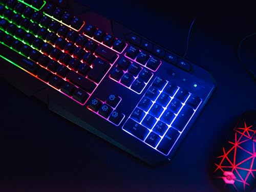 Teclado Gamer Speedlink LUDICIUM RGB Cable USB-A miniatura 7