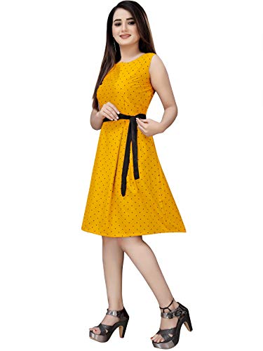 Image of AA Creation Women's Fit And Flare Knee Length Dress