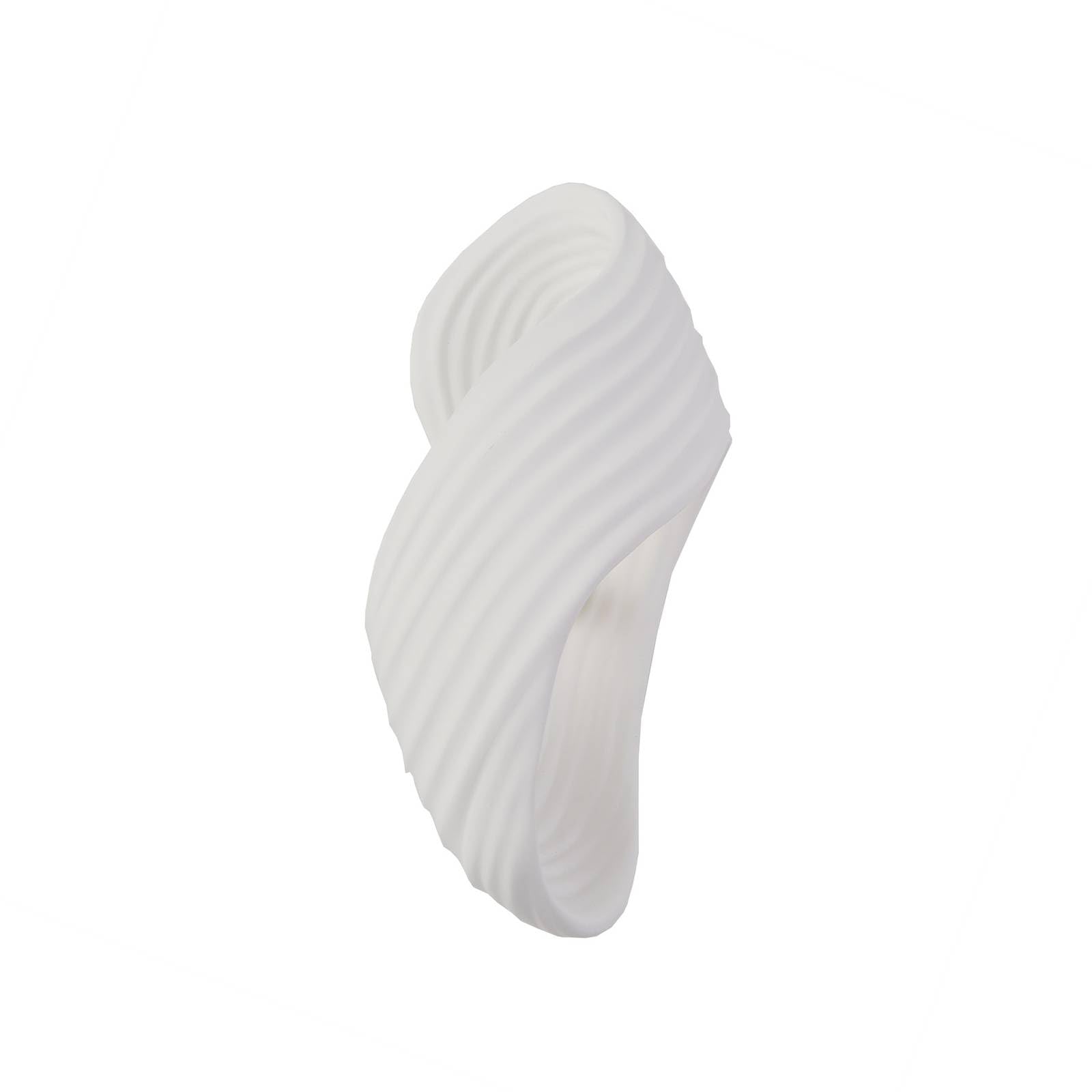 Lindby Applique Murale Ornela AI à intensité variable (Moderne) en Blanc Plâtre/Terre Cuite e. a. pour Salon & Salle manger (1 lampe,à G9), Lampe Eclairage Luminaire Mural
