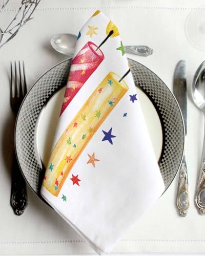 Servilletas de Tela Multicolor Set x4 20x20 pulg. miniatura 2