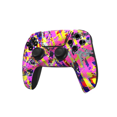 Image of Custom Controllerzz Custom Wireless Controller Compatible with PS5 - Multiple Designs Available (Neon Drip)