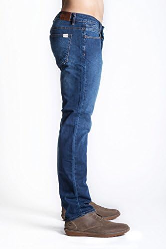 Straight Athletic Fit Jeans 