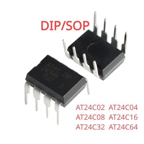 Circuit intégré AT24C04 DIP8 EEPROM 10 pièces pour montage électronique - 4