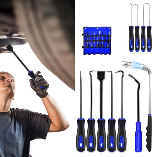 Outil de crochet et de sélection en métal polyvalent pour kit de réparation automobile