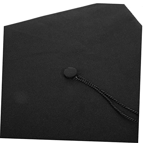 Tehaux Graduation Cap Negras Para Hombres Black Gown For Women Black Top Hat 2023 Graduation Cap Graduation Doctorial Hat Grad Hat With 2023 Year Charm Graduation Cap Toppers Man #TOP6