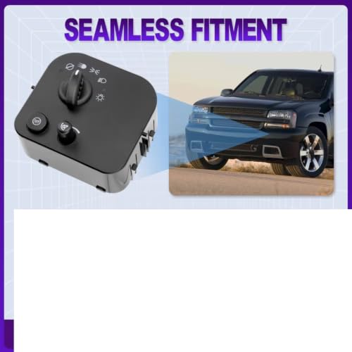 Interruptor de luces para GMC Envoy y Savana control de faros delanteros 6