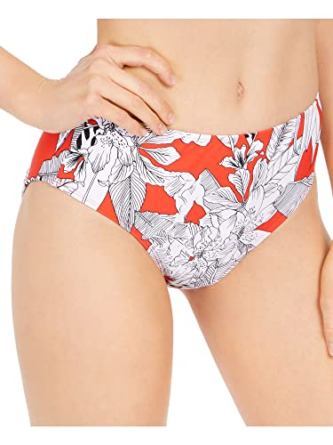 Bas de bikini rouge Rachel Roy maillot de bain taille haute femme M