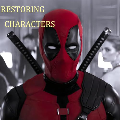 Kingjie Superhero Wade Wilson Costumes Halloween Cosplay Red Helmet Mask Knitted thumb #6