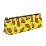 Fermeture éclair : la trousse à crayons à motif mignon est fabriquée avec une fermeture éclair de haute qualité, qui est facile à ouvrir et à fermer. Le design simple du compartiment principal offre une visibilité claire afin que vous puissiez facilement voir vos fournitures.