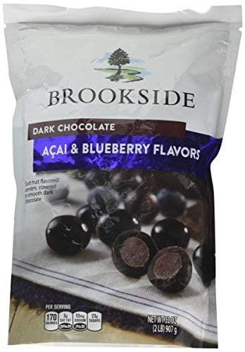 Brookside Dark Chocolate, Acai/Blueberry, Basic, 32 Oz Acai and Blueberry 2 Pound (Pack of 1)