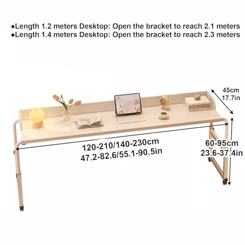 Table de lit mobile king/queen pour éliminer le manque d'espace de travail - 3