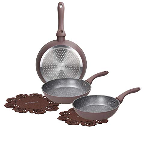 Tognana Cooking Circle Set 3 Padelle da 20, 24 e 28 cm