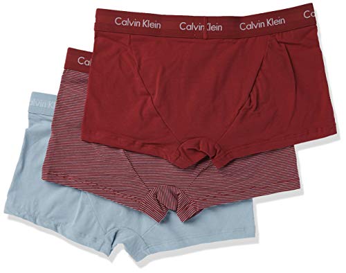 Image of Calvin Klein Men's Polyester Classic Solid Trunk (Pack of 3)