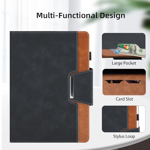 Coque Samsung Tab S8 Plus Évite les Rayures Étui Antichoc avec Rangement Stylet