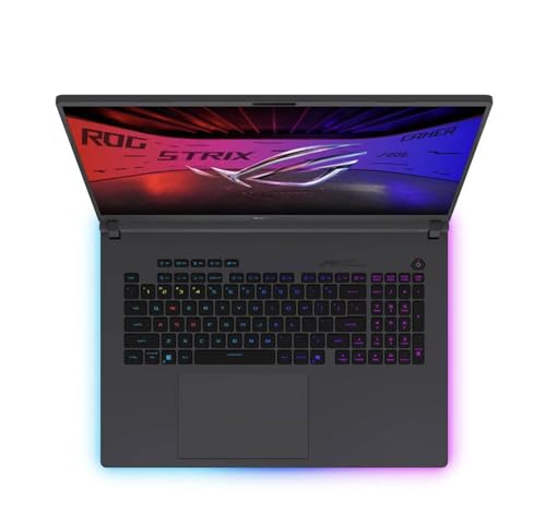 Image of ASUS ROG Strix G18 Gaming Laptop 18 inch 240Hz IPS WQXGA Display (Intel Ultra 9-275HX, GeForce RTX 5060 8GB, 64GB DDR5, 8TB PCIe SSD, RGB KB, Thunderbolt 4, Win 11 Home) w /Dockztorm Wireless Mouse