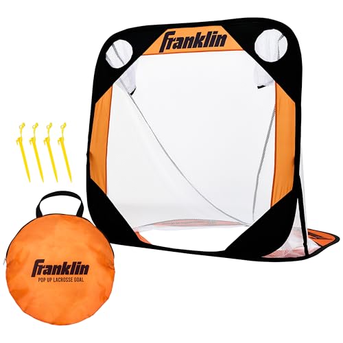 Franklin Sports Youth Lacrosse Pop-Up Goal – 3’x3’ Portable Net