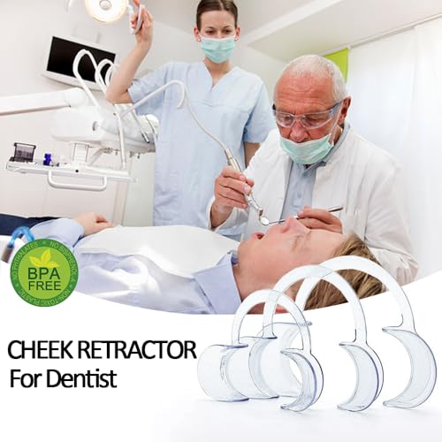 Image of 20 Pack Size M Dental Cheek Retractor C Shape Mouth Opener