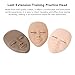 3PCS Eyelash Mannequin Head Removable Replaced Eyelids Training Model for Lash Extension Practice Beauty Makeup Salon Dark Brown Light Brown Pink