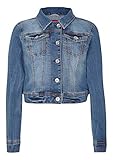  s.Oliver Mädchen 73.903.51.5026 Jacke, Blau (Blue Denim Stretch 55z7), 176 (Herstellergröße: XL)