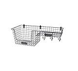Spectrum Diversified Vintage Entryway Station, Coat Hanger, Storage Basket, Wall Mount, Industrial Gray (10