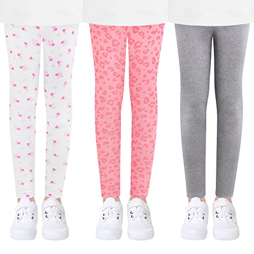 L&K-II 3er Pack Kinder Leggings Mädchen Tanzhosen Baby Leggings Turnhosen...