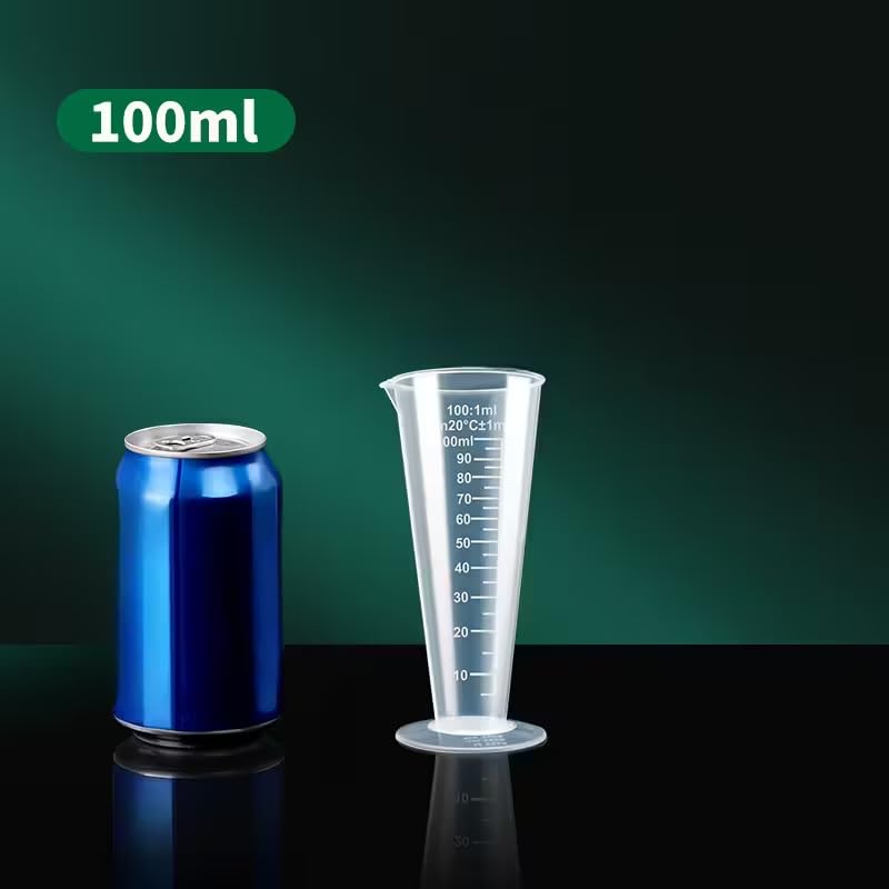 Vaso medidor transparente 100ml con escala miniatura 5
