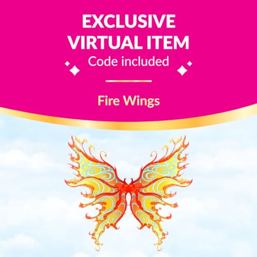Image of Royale High 9 inch Fashion Doll - Emberlynn the Fire Fairy, Series 2 - Fairy Journal, Comb, and Virtual Item Code Included - Ages 5+
