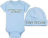 Coding Baby Onesie® / Beanie Set - if(baby==cute) giveHugs(); / Tiny Techie - C# Or Java Computer...