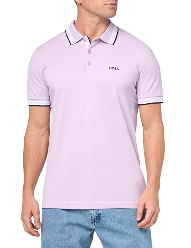 Image of BOSS Mens Paddy Short Sleeve Polo Shirt