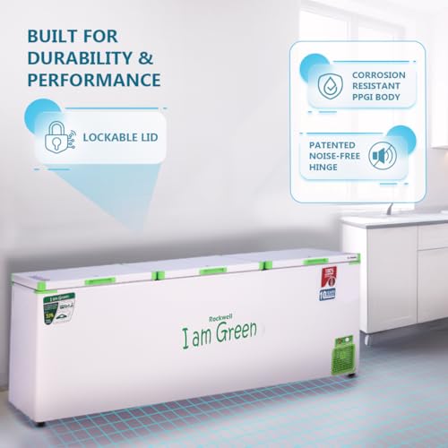 Image of Rockwell GFR1810F 1550L Mega Commercial Freezer, Industrial Large Deep Freezer, 100% Copper Coil | Portable Cold-Room | Energy Efficient -25C